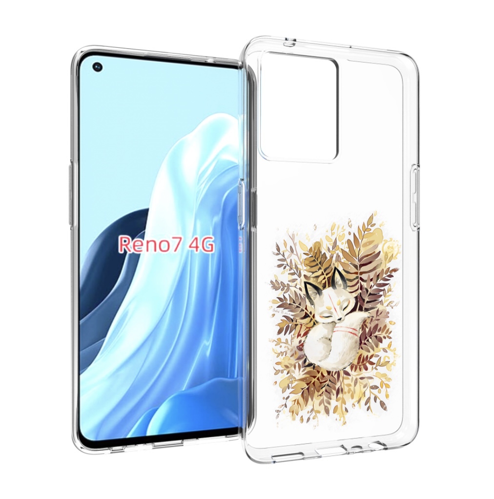 

Чехол MyPads лисенок в траве для OPPO RENO 7 4G, Прозрачный, Tocco