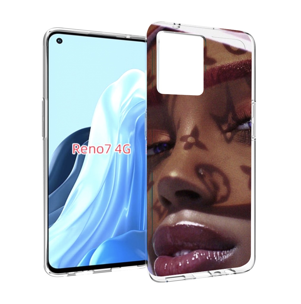

Чехол MyPads лицо девушки тень женский для OPPO RENO 7 4G, Прозрачный, Tocco