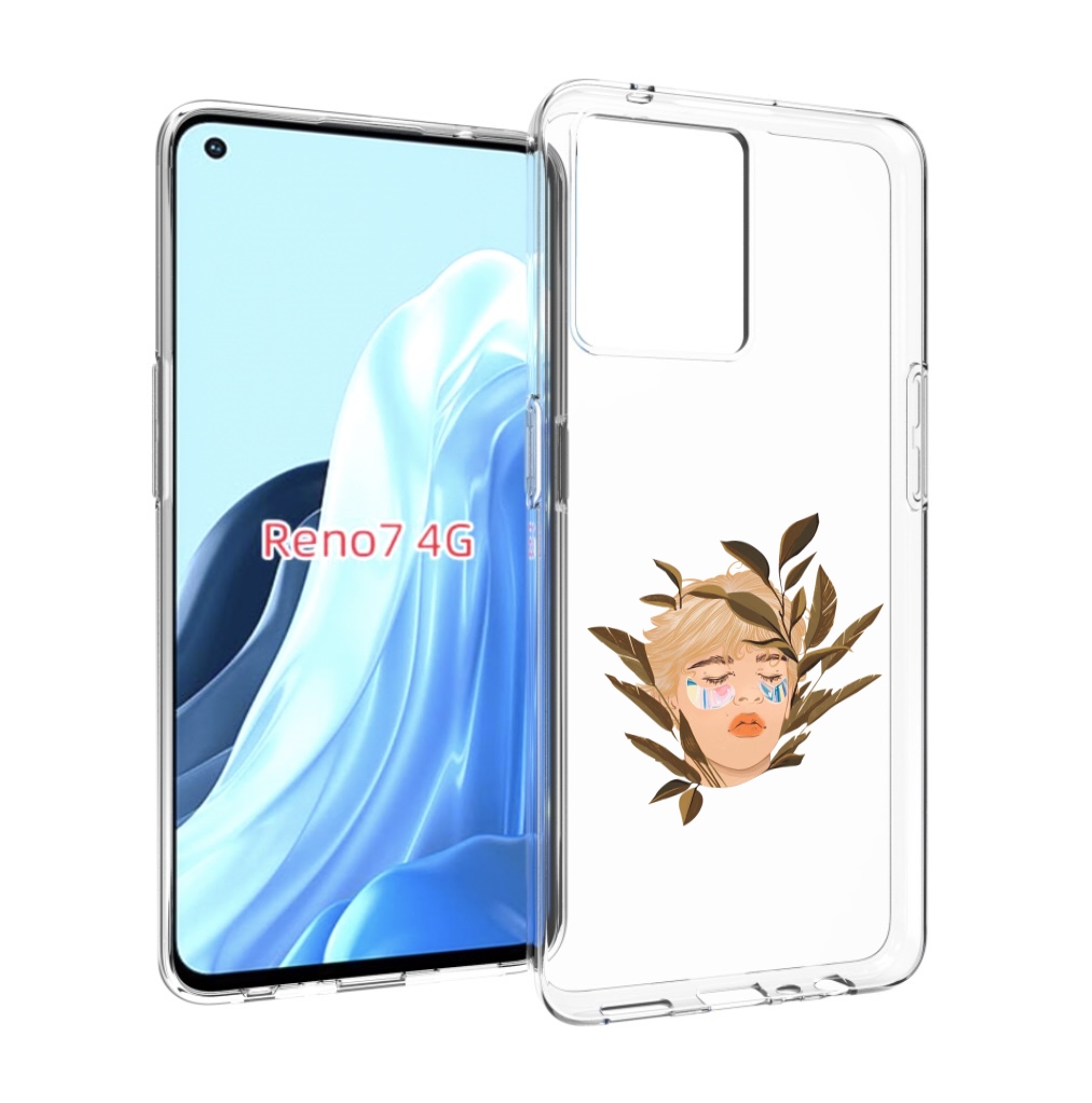 

Чехол MyPads лицо-с-патчами для OPPO RENO 7 4G, Прозрачный, Tocco