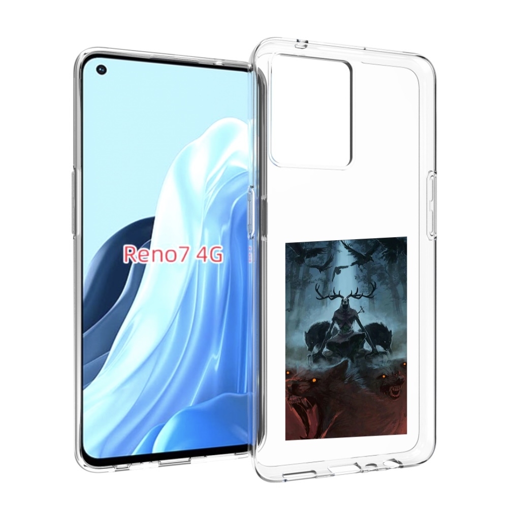 

Чехол MyPads лось демон для OPPO RENO 7 4G, Прозрачный, Tocco