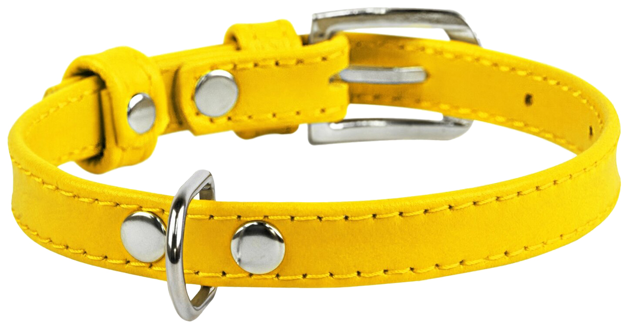 

Ошейник для собак Collar Waudog Glamour желтый 19-25 см, Waudog Glamour