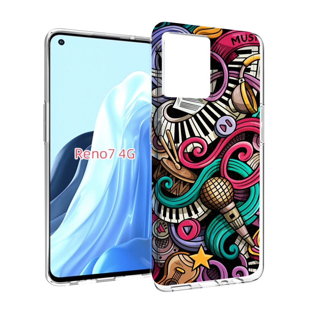

Чехол MyPads любимая-музыка для OPPO RENO 7 4G, Прозрачный, Tocco