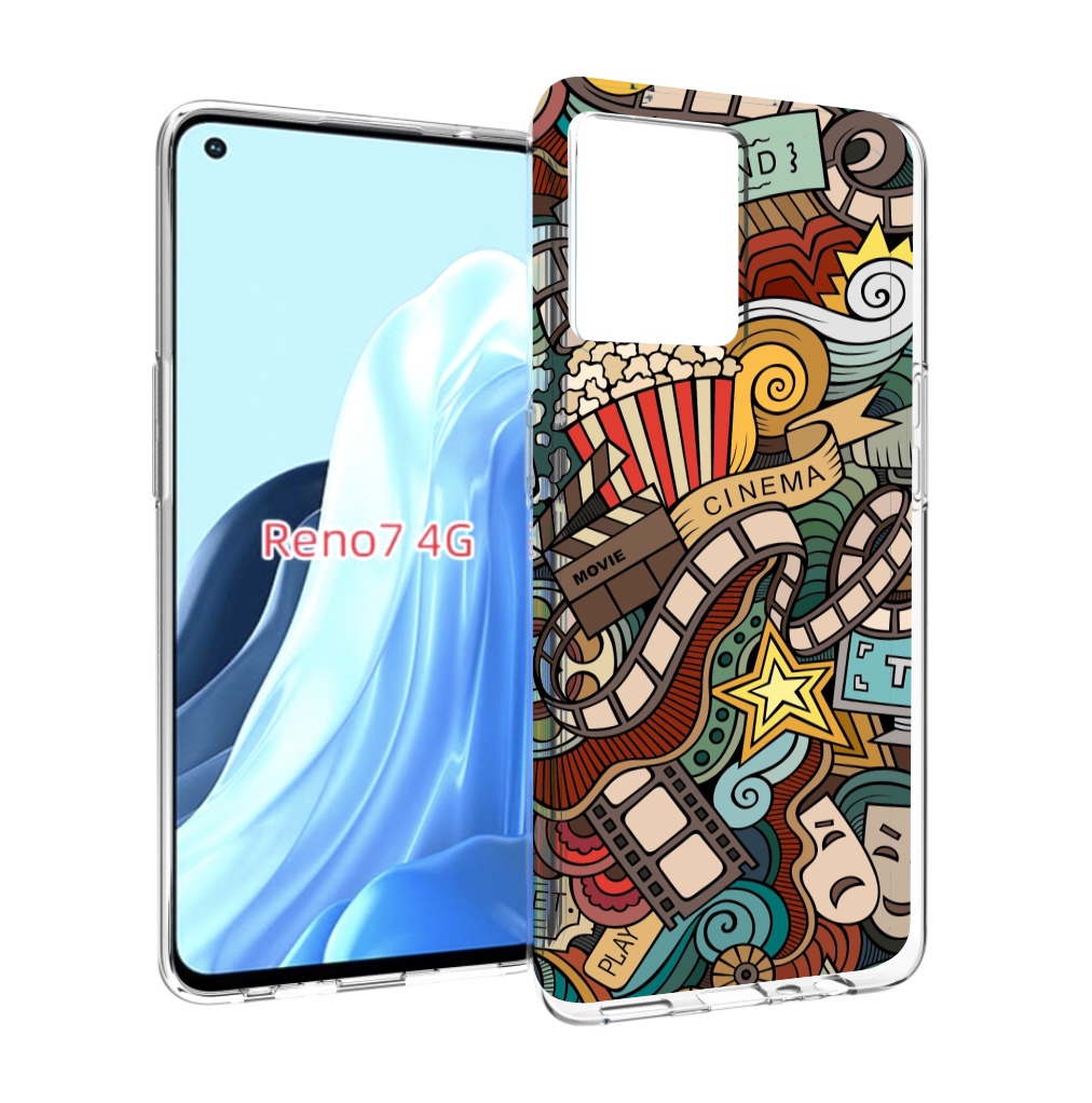 

Чехол MyPads любимое кино для OPPO RENO 7 4G, Прозрачный, Tocco