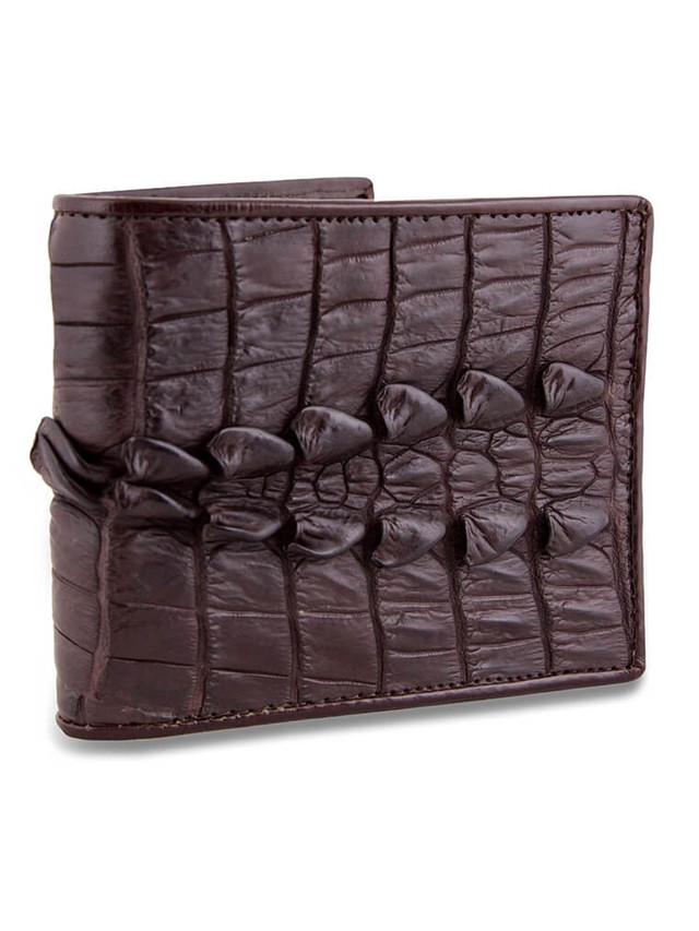 

Портмоне мужское Exotic Leather kk-245 коричневое, Коричневый, kk-245