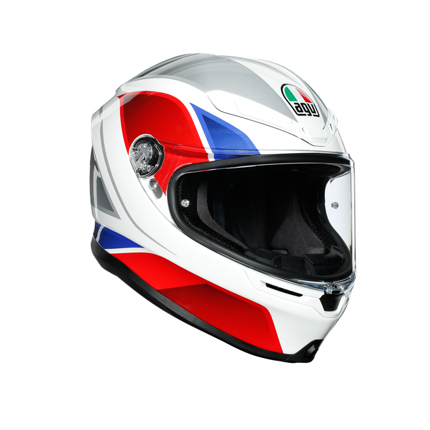 

Шлем AGV K-6 MULTI Hyphen White/Red/Blue S