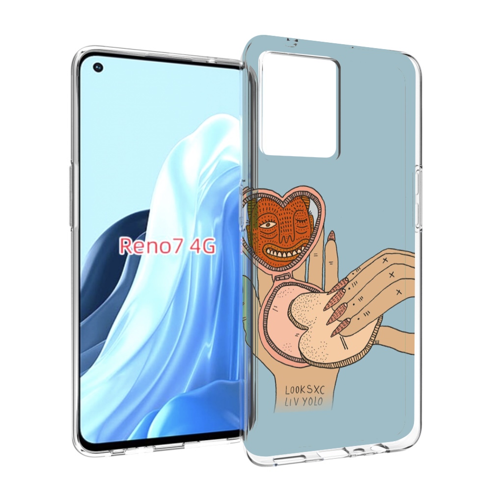 

Чехол MyPads макияж картинка женский для OPPO RENO 7 4G, Прозрачный, Tocco