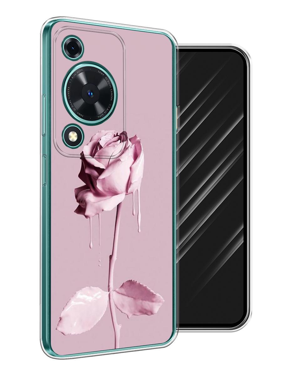 

Чехол Awog на Huawei Nova Y72 "Роза в краске", Белый;розовый, 6123650-1