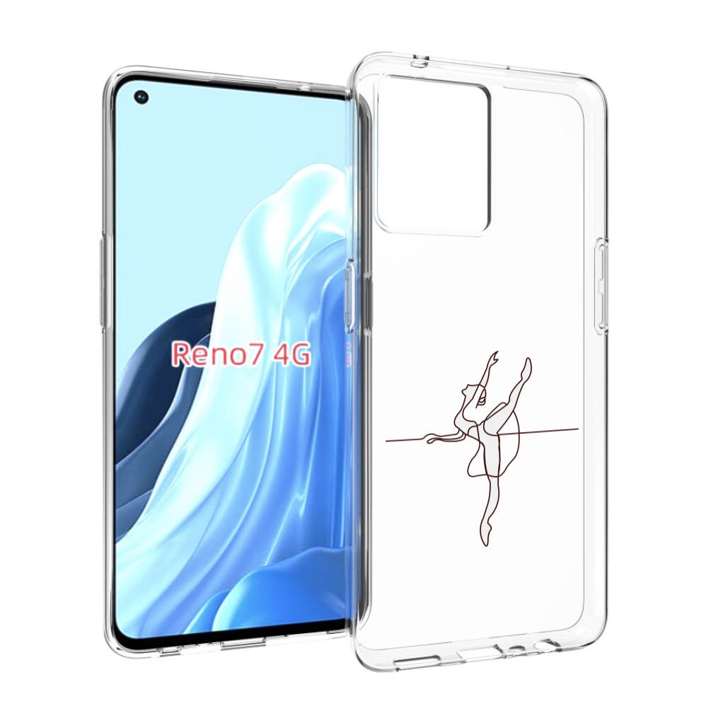 

Чехол MyPads маленькая-баллерина для OPPO RENO 7 4G, Прозрачный, Tocco