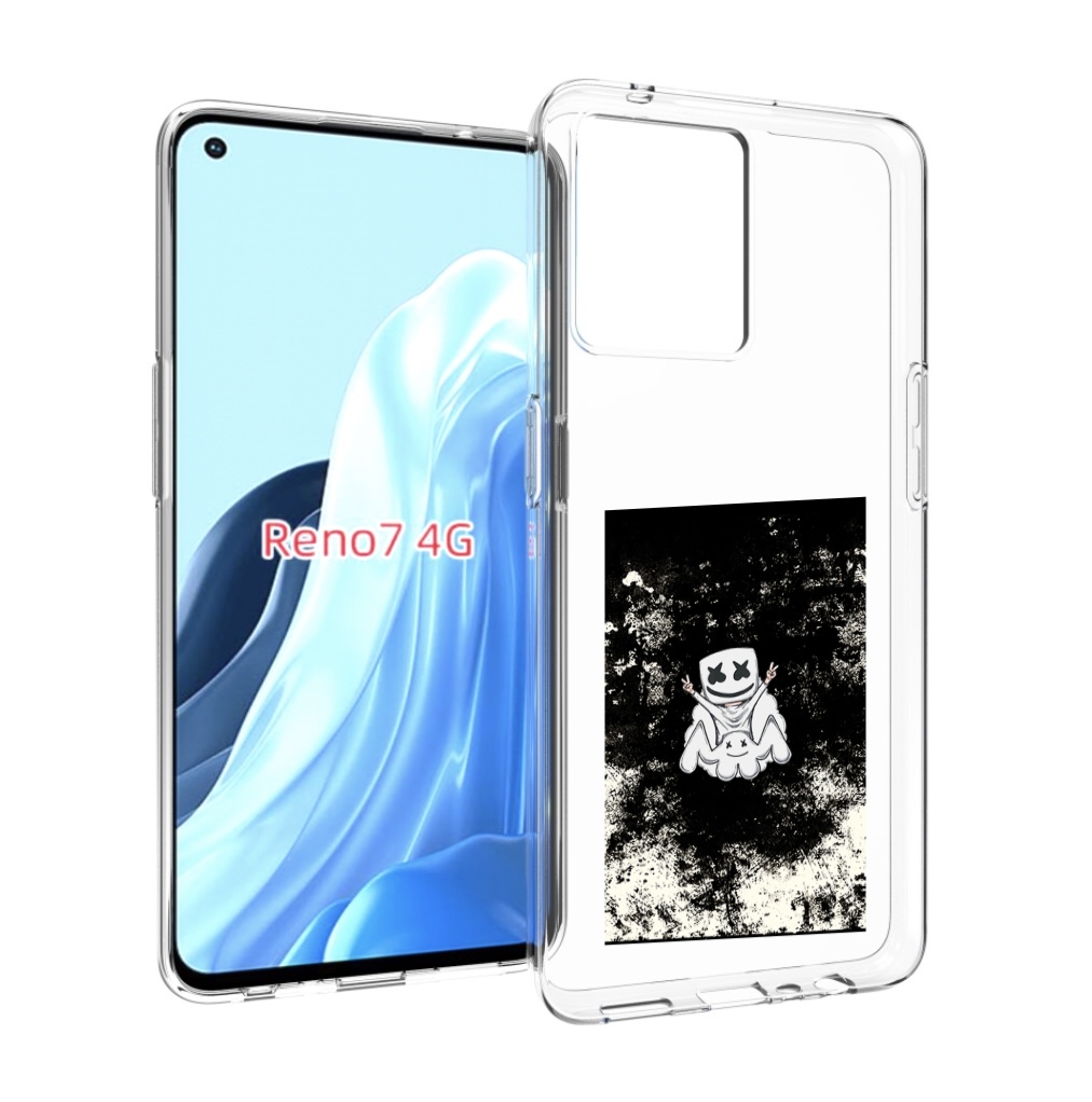 

Чехол MyPads маршмеллоу-френдс для OPPO RENO 7 4G, Прозрачный, Tocco