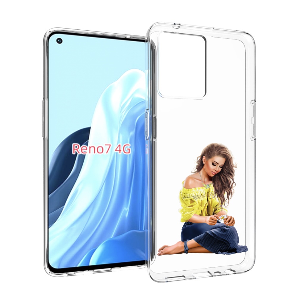 

Чехол MyPads миленькая-девочка женский для OPPO RENO 7 4G, Прозрачный, Tocco