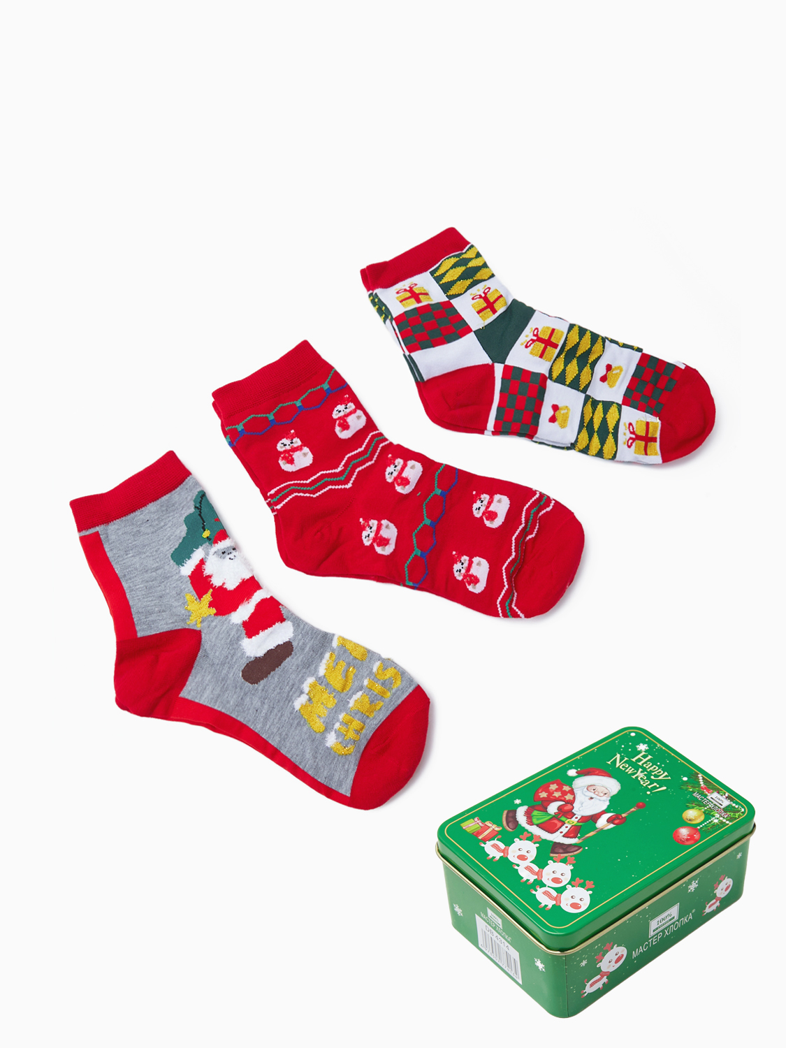 Комплект носков женских AMIGOBS INBOX66673 разноцветных 36-41, 3 пары