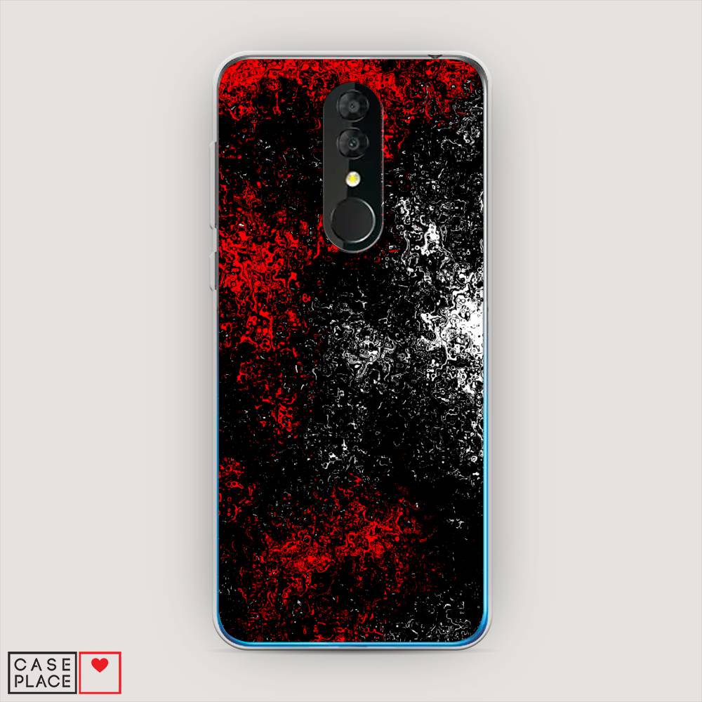 

Чехол на Alcatel 3 5053Y (2019) "Монотипия", Красный;черный;белый, 170550-3