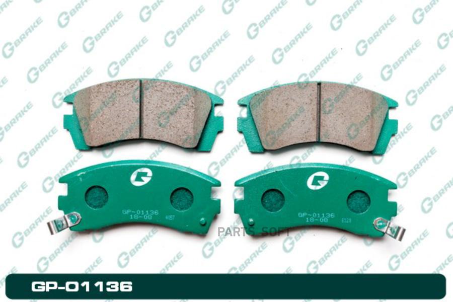 Тормозные колодки GBRAKE GP01136