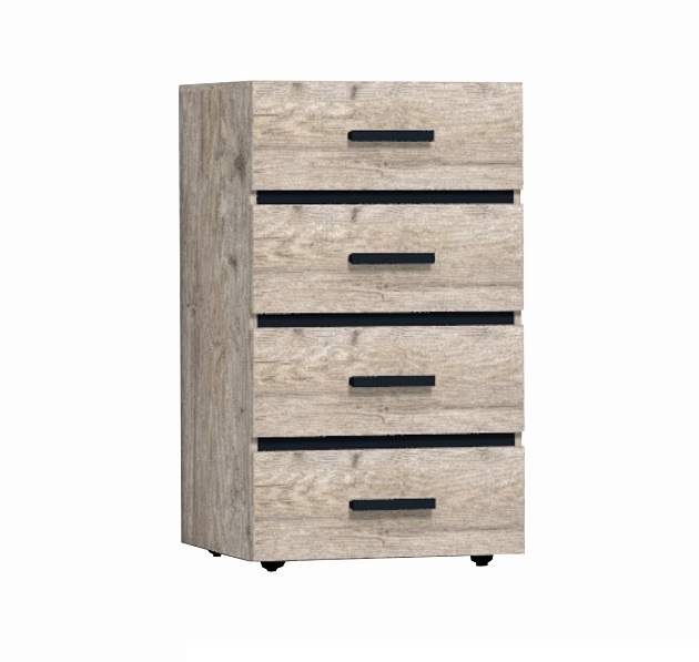 фото Комод nature, деревянный с выдвижными ящиками, для хранения вещей, одежды, в комнату арника