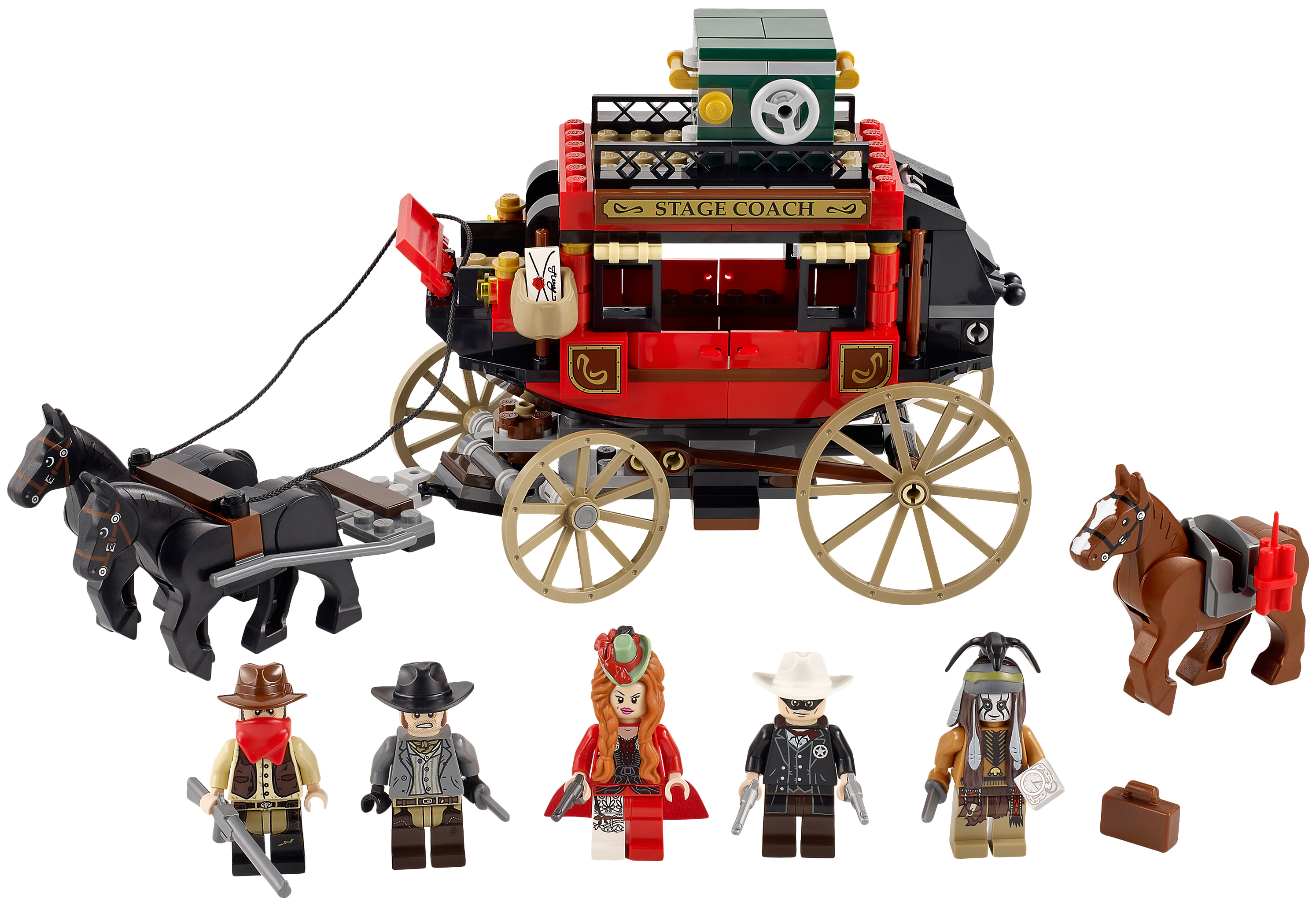 Конструктор LEGO Lone Ranger 79108 Побег на дилижансе Дания