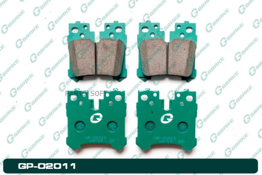 

Тормозные колодки GBRAKE GP02011