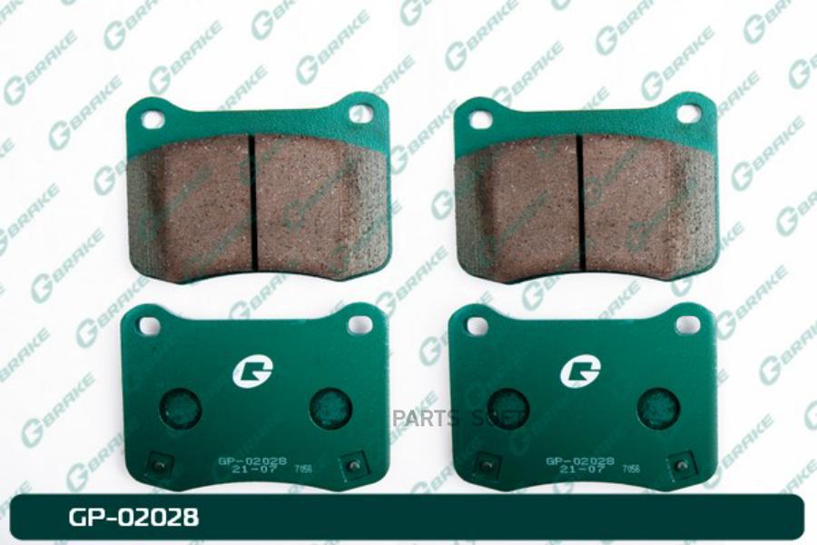 

Тормозные колодки GBRAKE GP02028