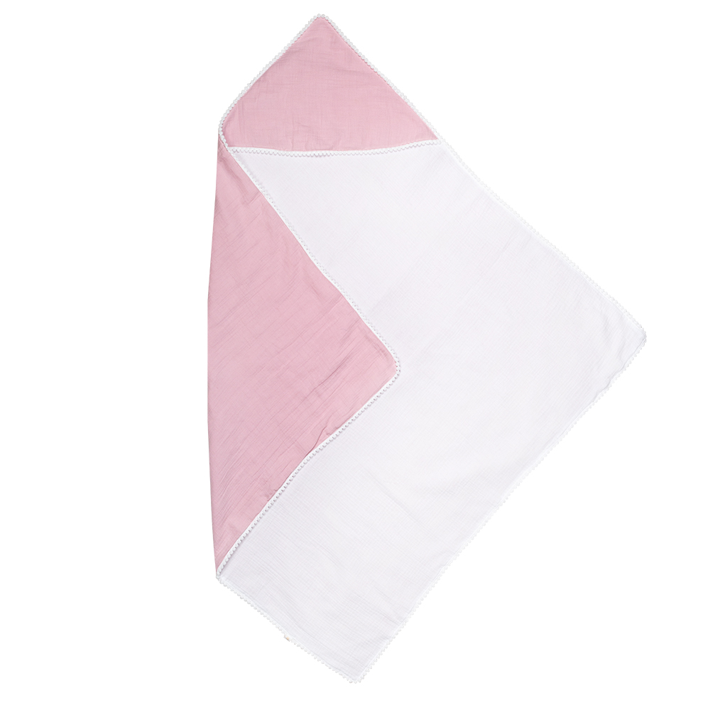 

Уголок детский муслиновый для купания BELLEHOME Candy Pink 90x90 см 100% хлопок