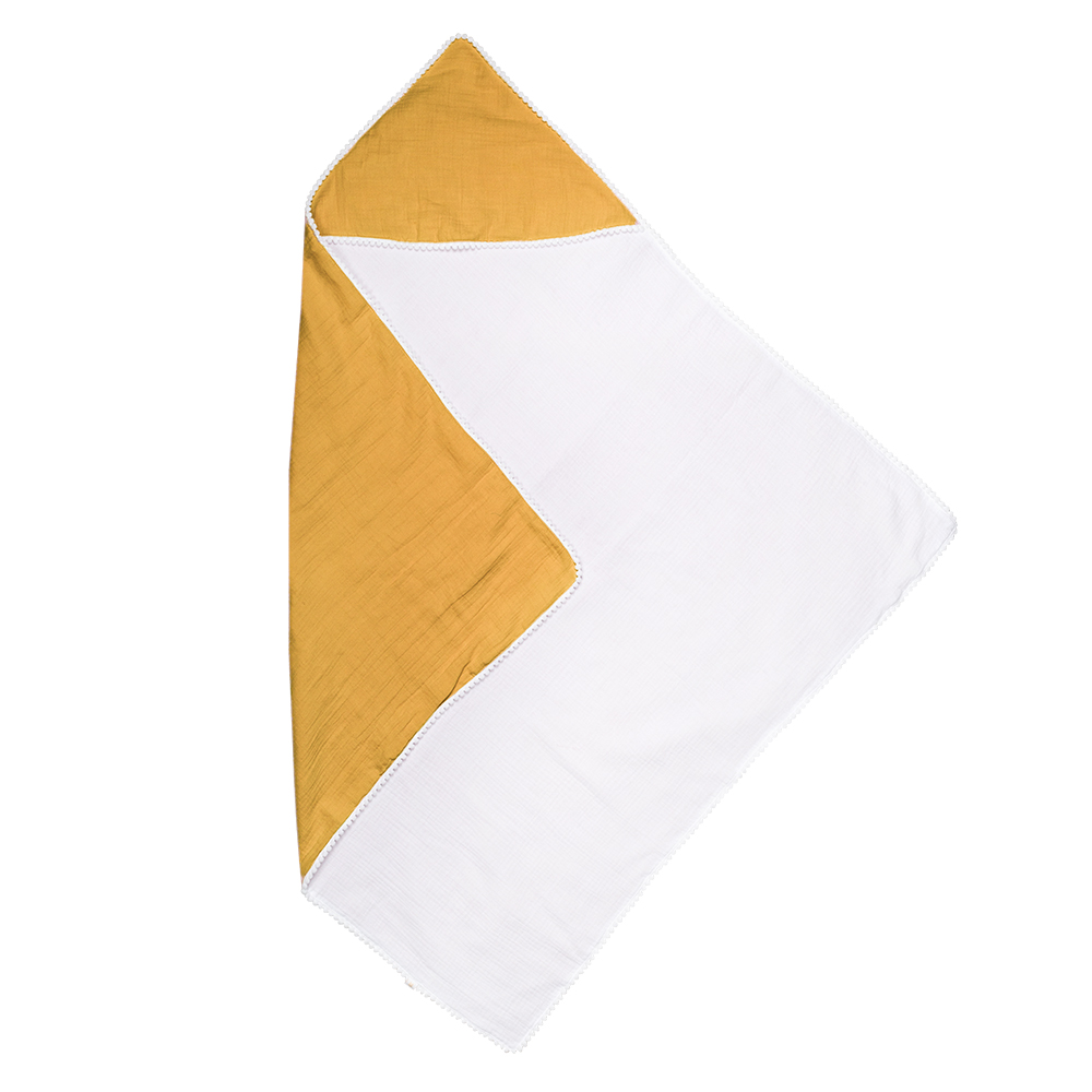 

Уголок детский муслиновый для купания BELLEHOME Honey Yellow 90x90 см 100% хлопок