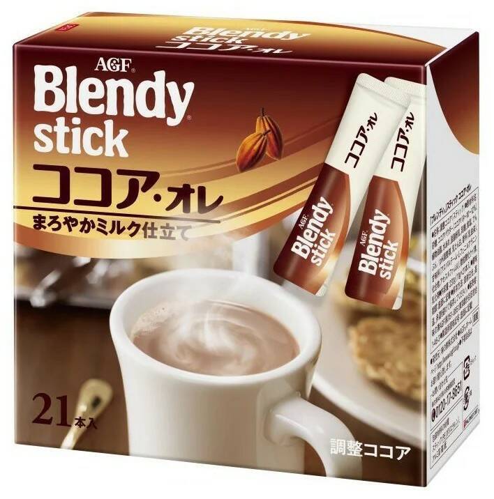 фото Какао agf blendy в стиках, 21 шт