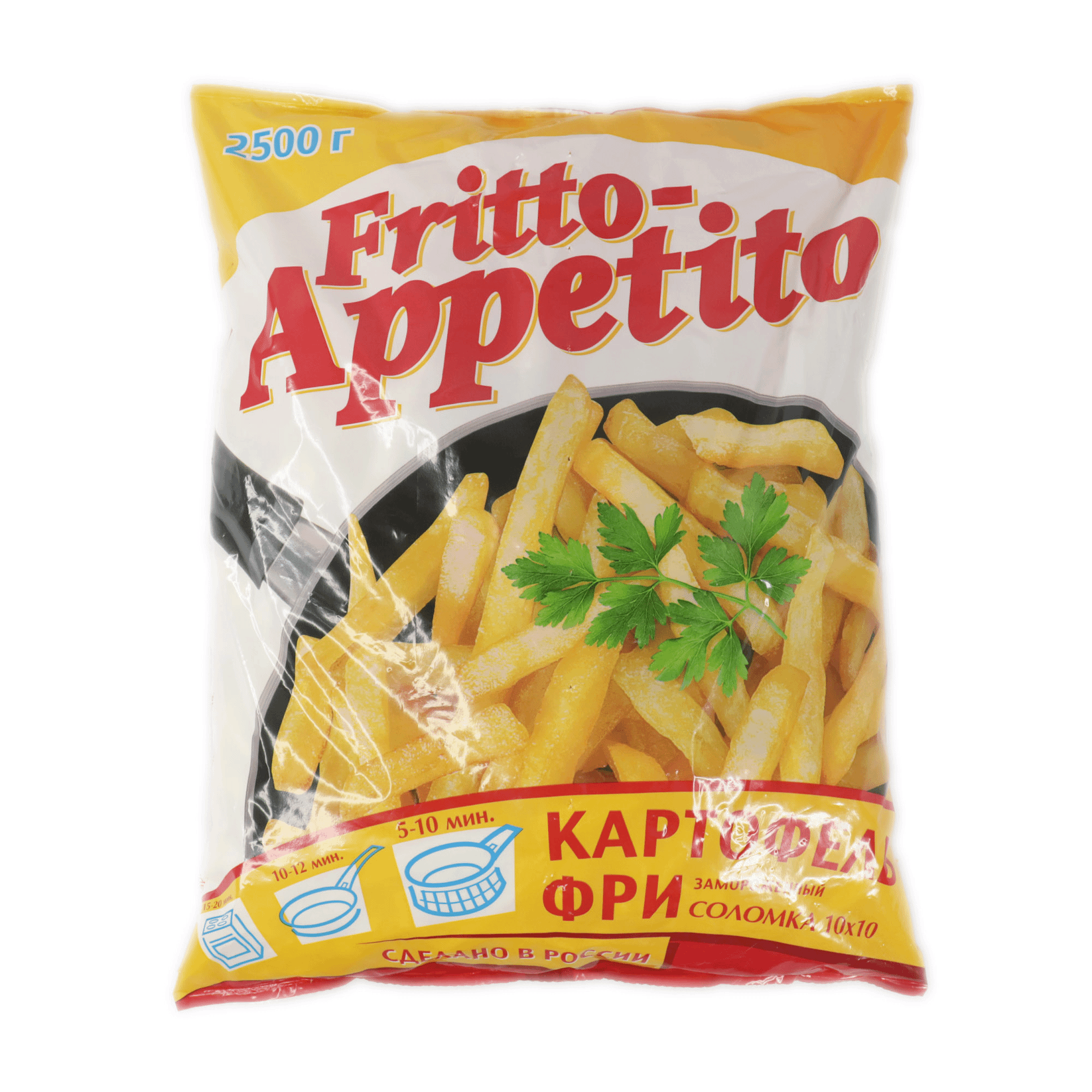 

Замороженная смесь Fritto-Appetito Картофель Фри 2,5 кг