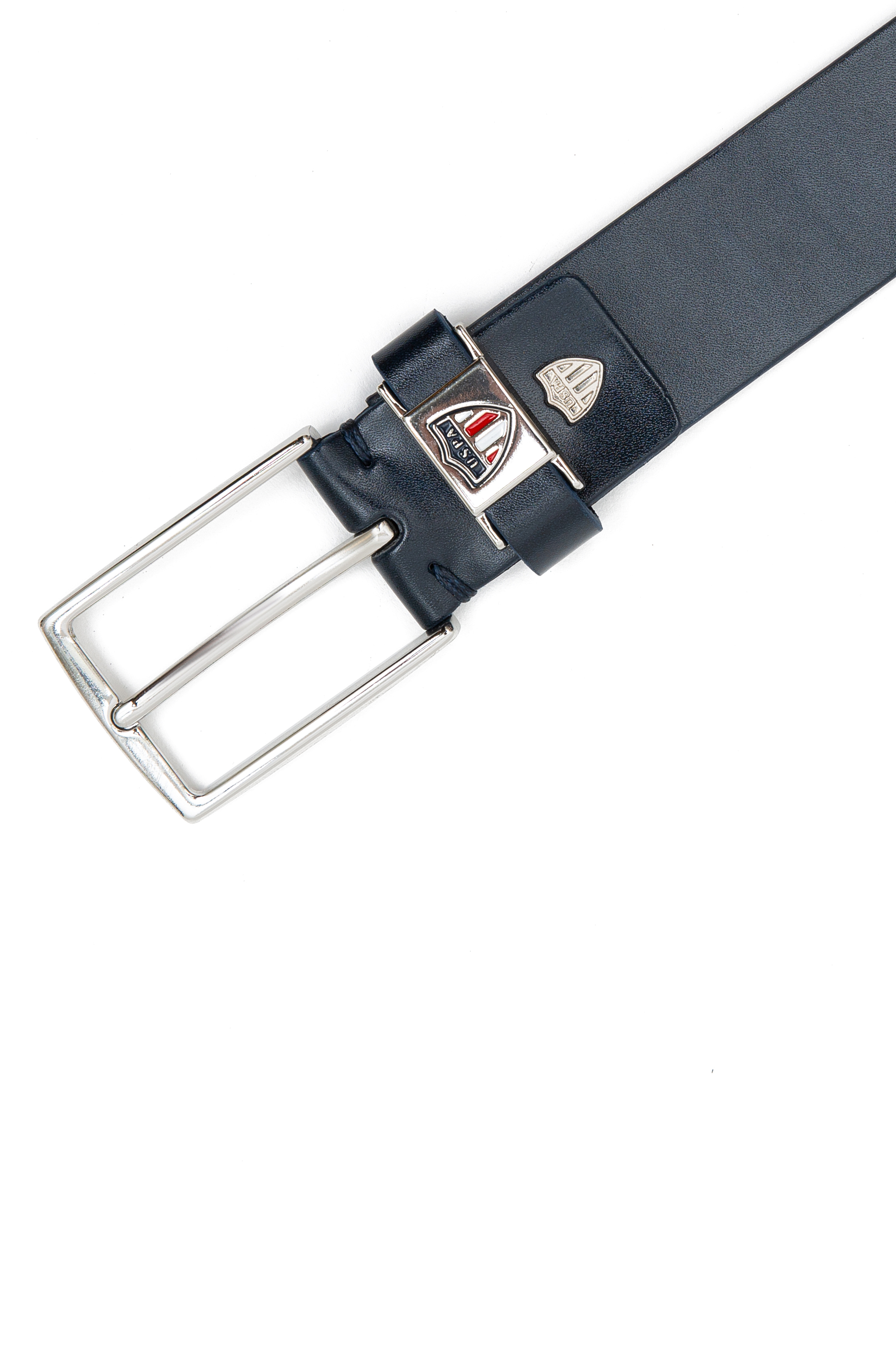 

Ремень мужской U.S. POLO ASSN. A081SZ016AYCK21AS009-B темно-синий, 120 см, A081SZ016AYCK21AS009-B