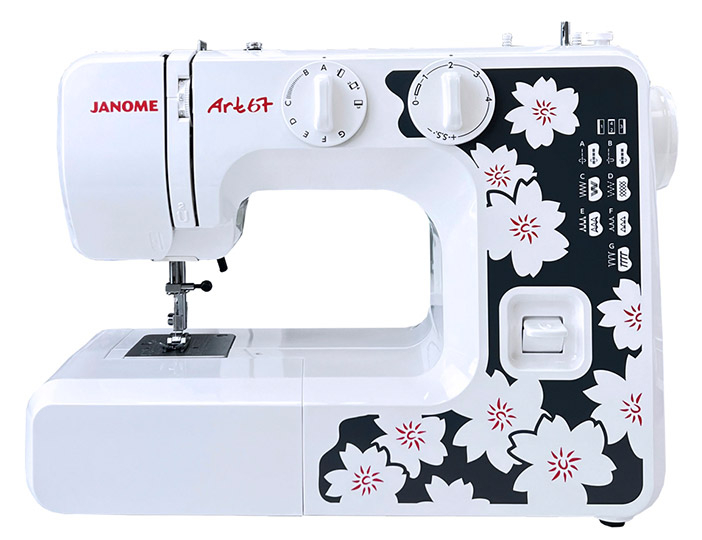 Швейная машина Janome Art67 белая, черная швейная машина janome ps 35 белая