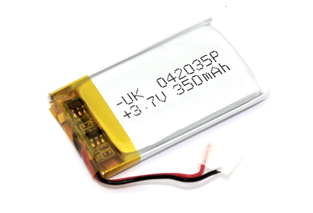 Аккумуляторная батарея OEM Li-Pol 4*20*35мм 2pin 3.7V/350mAh