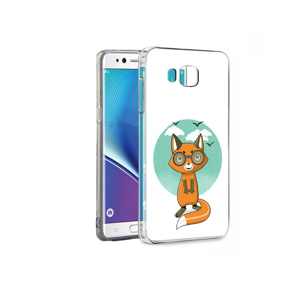 

Чехол MyPads Tocco для Samsung Galaxy Note 7 задумчивая лиса (PT40045.522.348), Прозрачный, Tocco