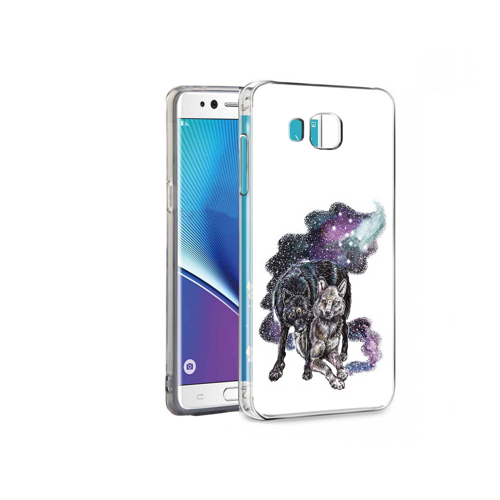 

Чехол MyPads Tocco для Samsung Galaxy Note 7 звездные волки (PT40045.522.352), Прозрачный, Tocco