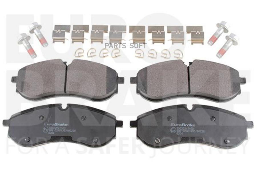 

Тормозные колодки EUROBRAKE задние 55022247160