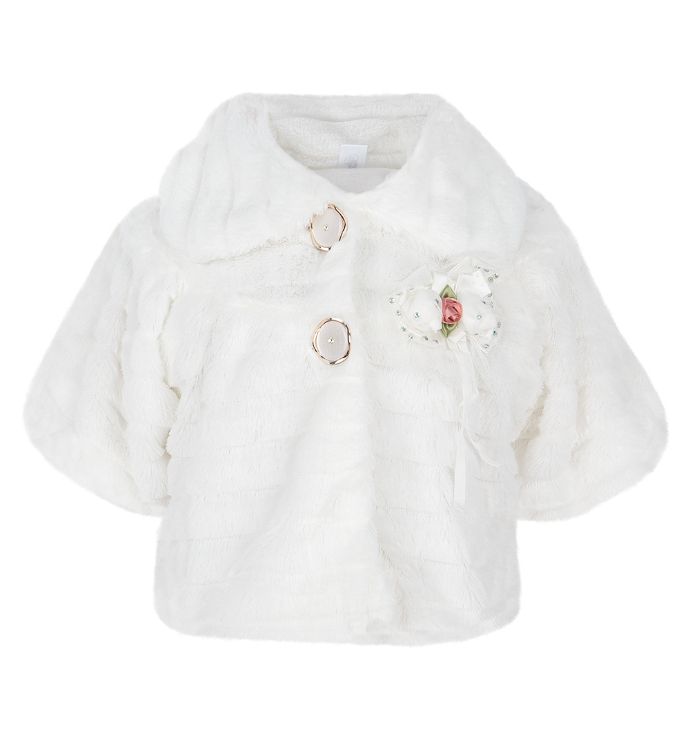 

Накидка Santa&Barbara белый UL168123/white р.104, UL168123/white