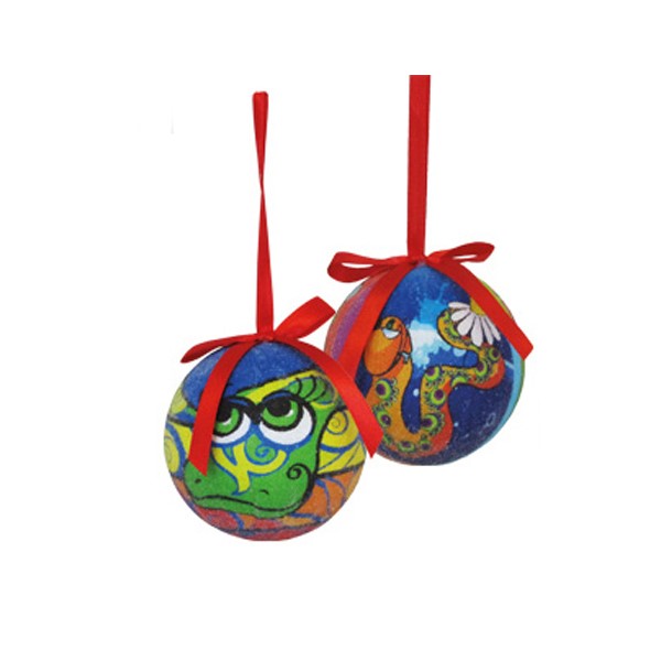 

Шар на ель Marko Ferenzo Змейка S1/46713 7,5 см 1 шт., Змейка