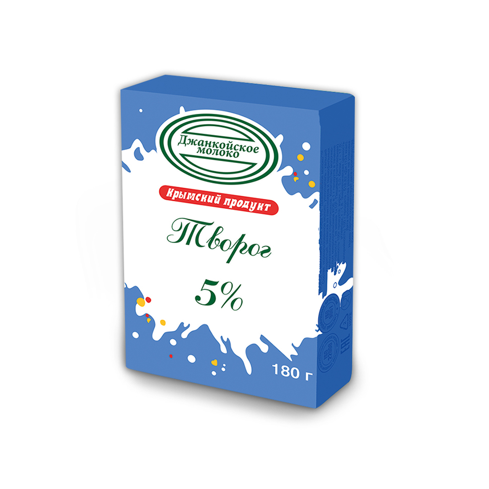 

Творог рассыпчатый Джанкойское молоко 5% 180 г