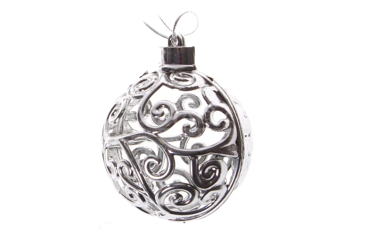 

Шар на ель Marko Ferenzo Classic silver 50606 6 см 1 шт., Classic silver