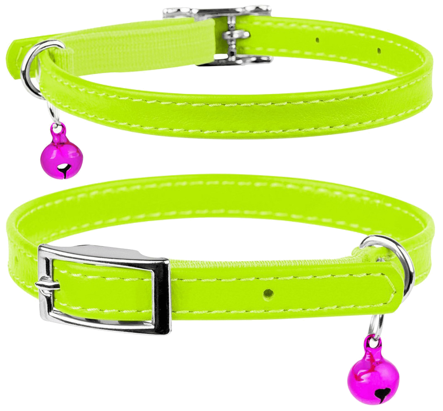 

Ошейник для кошек Collar Waudog Glamour с резинкой салатовый 22-30 см