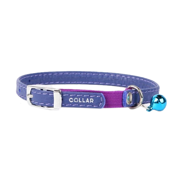

Ошейник для кошек Collar Waudog Glamour с резинкой фиолетовый 22-30 см