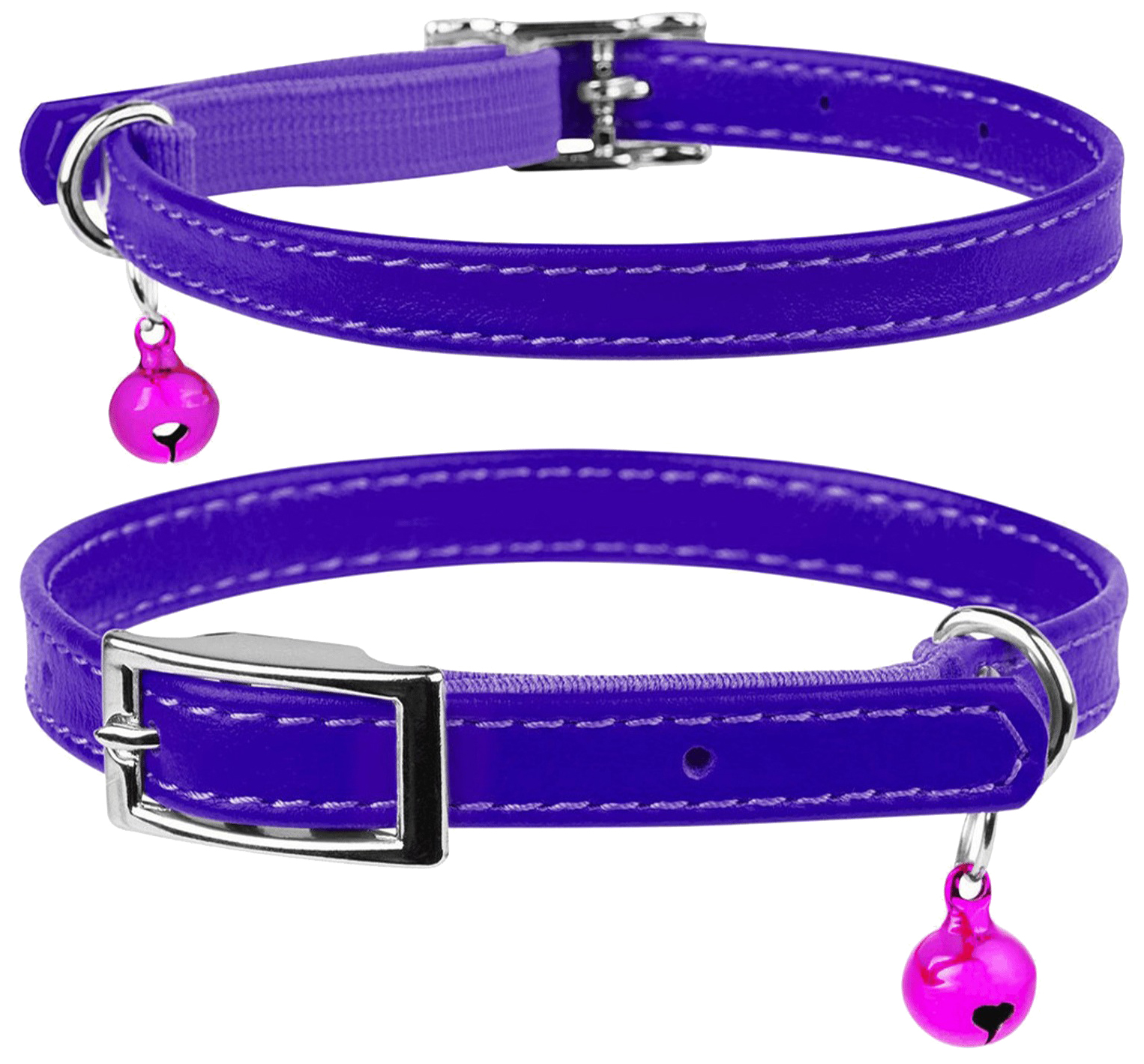 

Ошейник для котят Collar Waudog Glamour с резинкой фиолетовый 17-20 см
