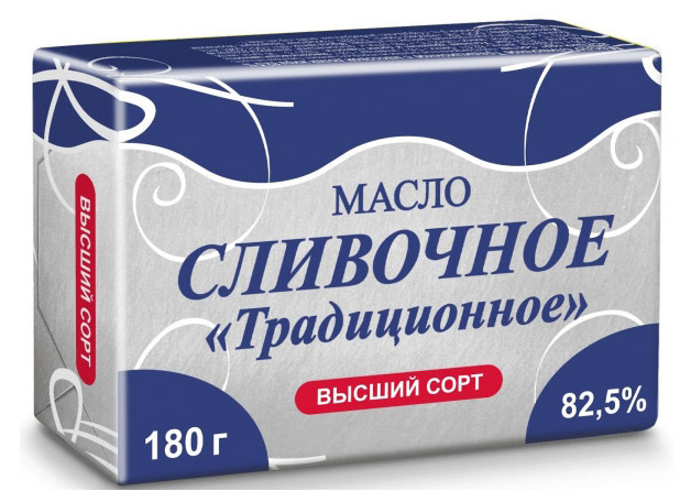 фото Сливочное масло айсберг-люкс традиционное 82,5% 180 г