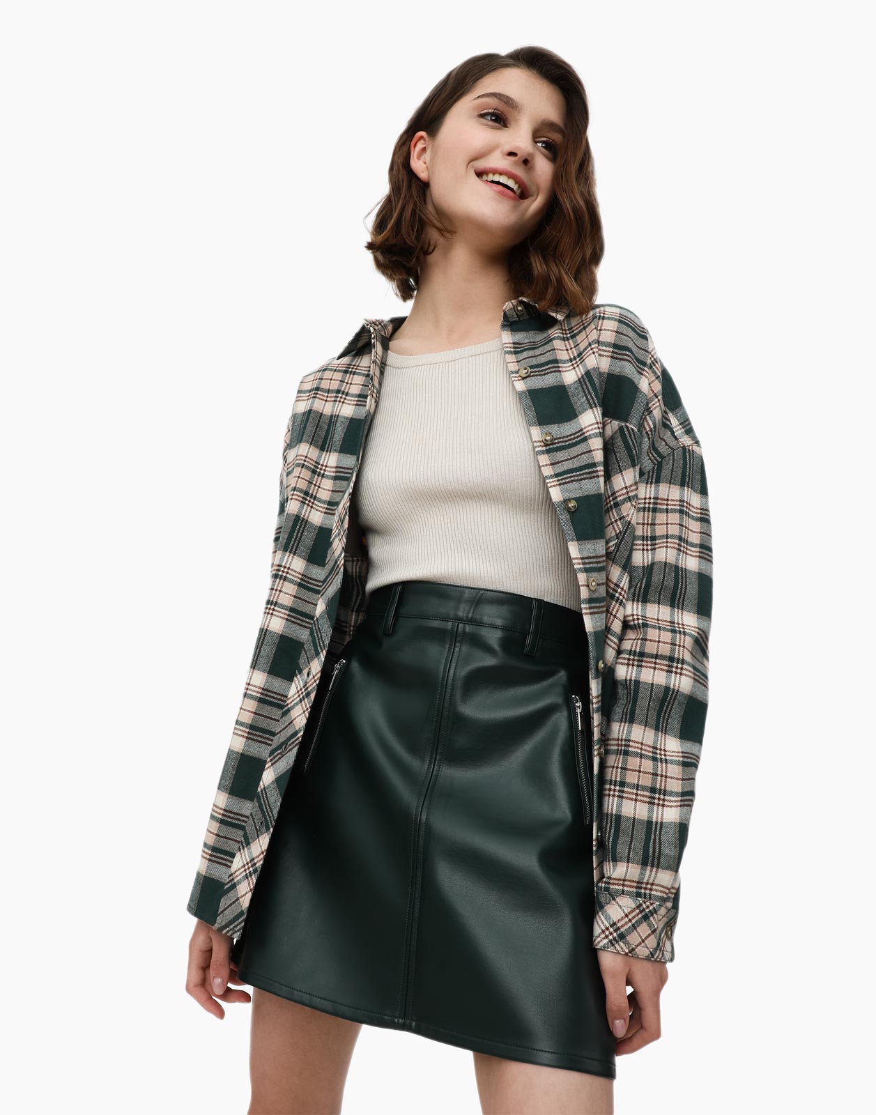 

Юбка женская Gloria Jeans GSK017474 зеленая XXS (36-38), Зеленый, GSK017474