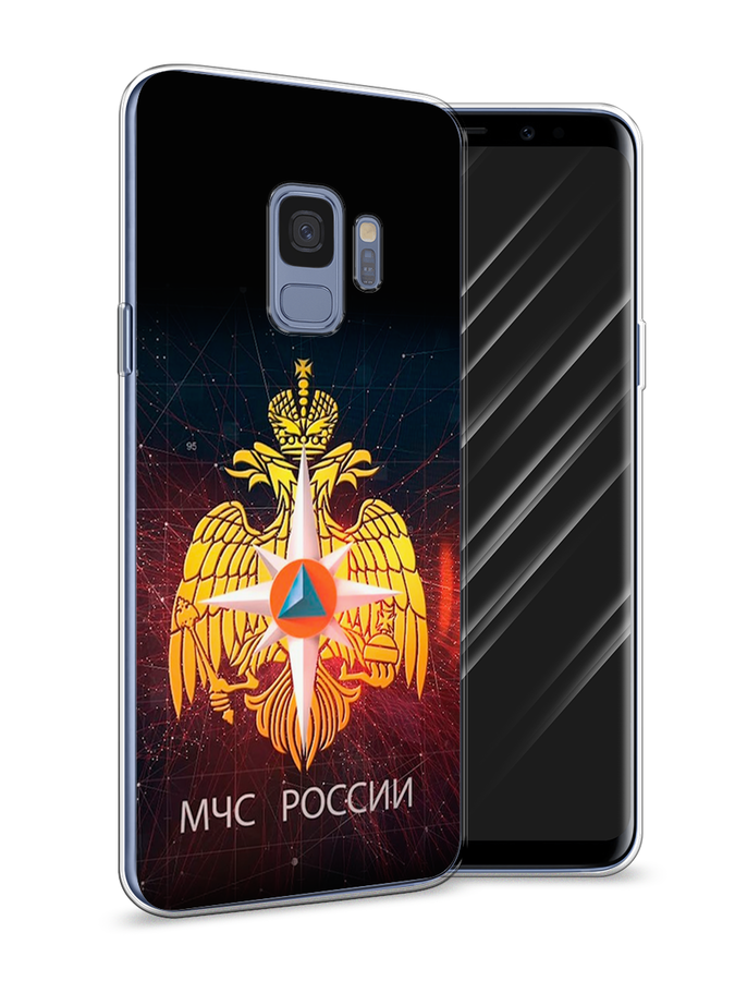 

Чехол Awog на Samsung Galaxy S9 "МЧС России", Черный;желтый;красный, 25750-5