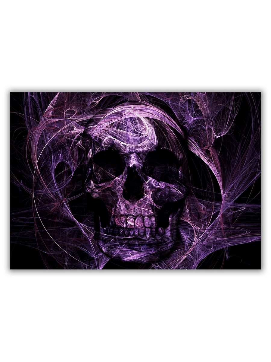 фото Магнит на холодильник drabs малый - a5, abstract skull