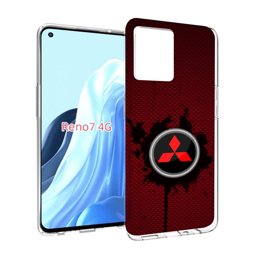 

Чехол MyPads мицубиси mitsubishi 2 для OPPO RENO 7 4G, Прозрачный, Tocco