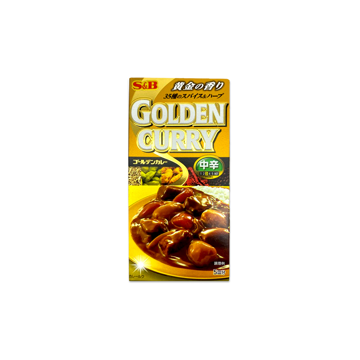 

Соус карри S&B Golden Curry среднеострый, 90 г