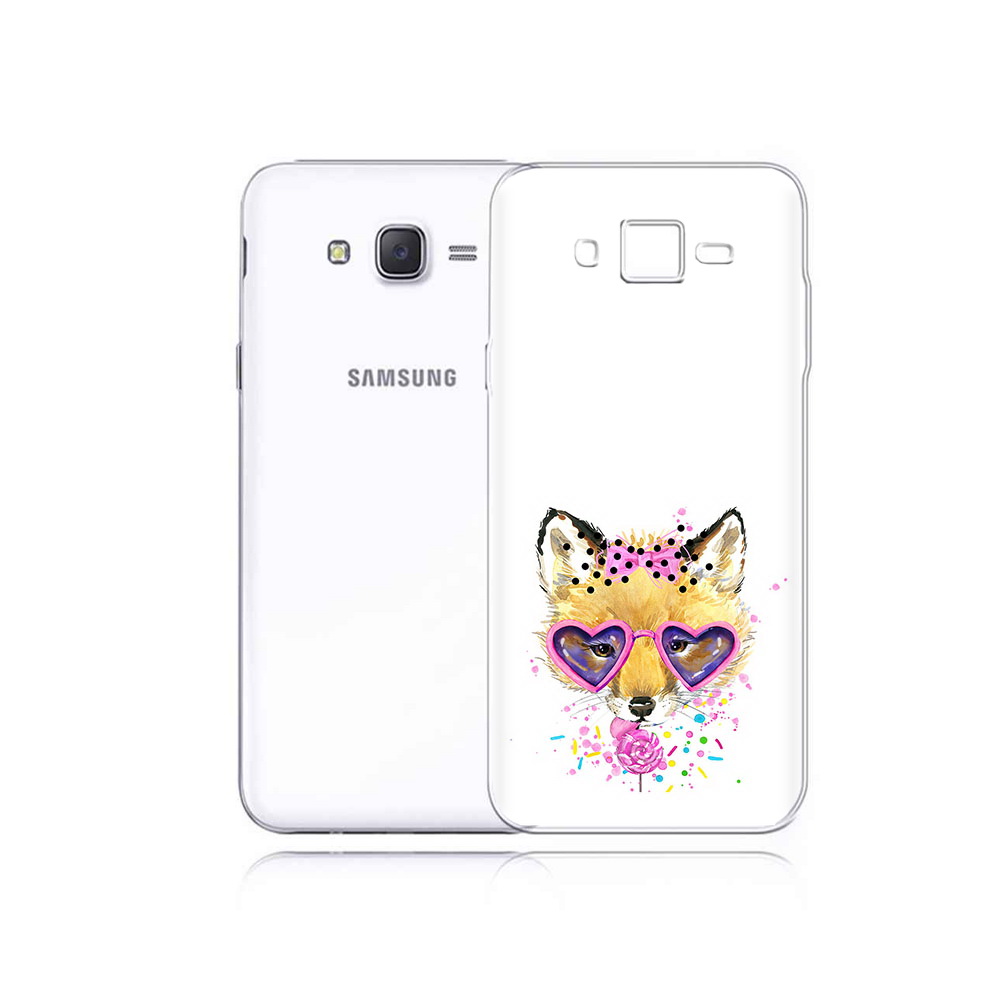 

Чехол MyPads Tocco для Samsung Galaxy J5 лисенок с бантиком (PT29188.586.441), Прозрачный, Tocco