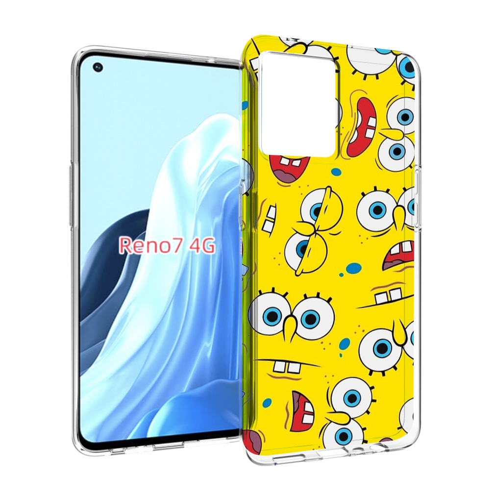 

Чехол MyPads много-спанч-боба для OPPO RENO 7 4G, Прозрачный, Tocco