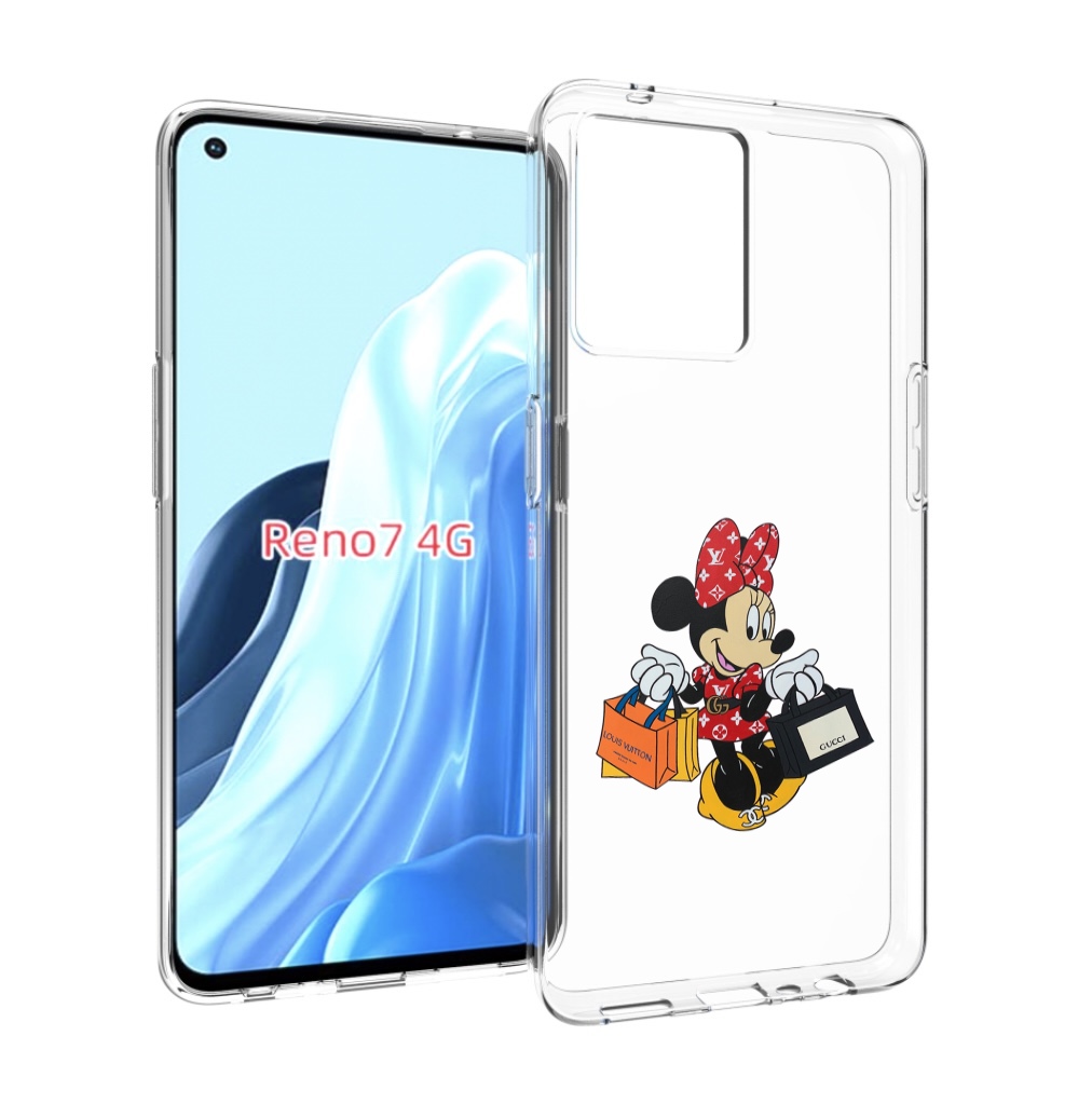 

Чехол MyPads модная-девочка-из-микки-мауса женский для OPPO RENO 7 4G, Прозрачный, Tocco