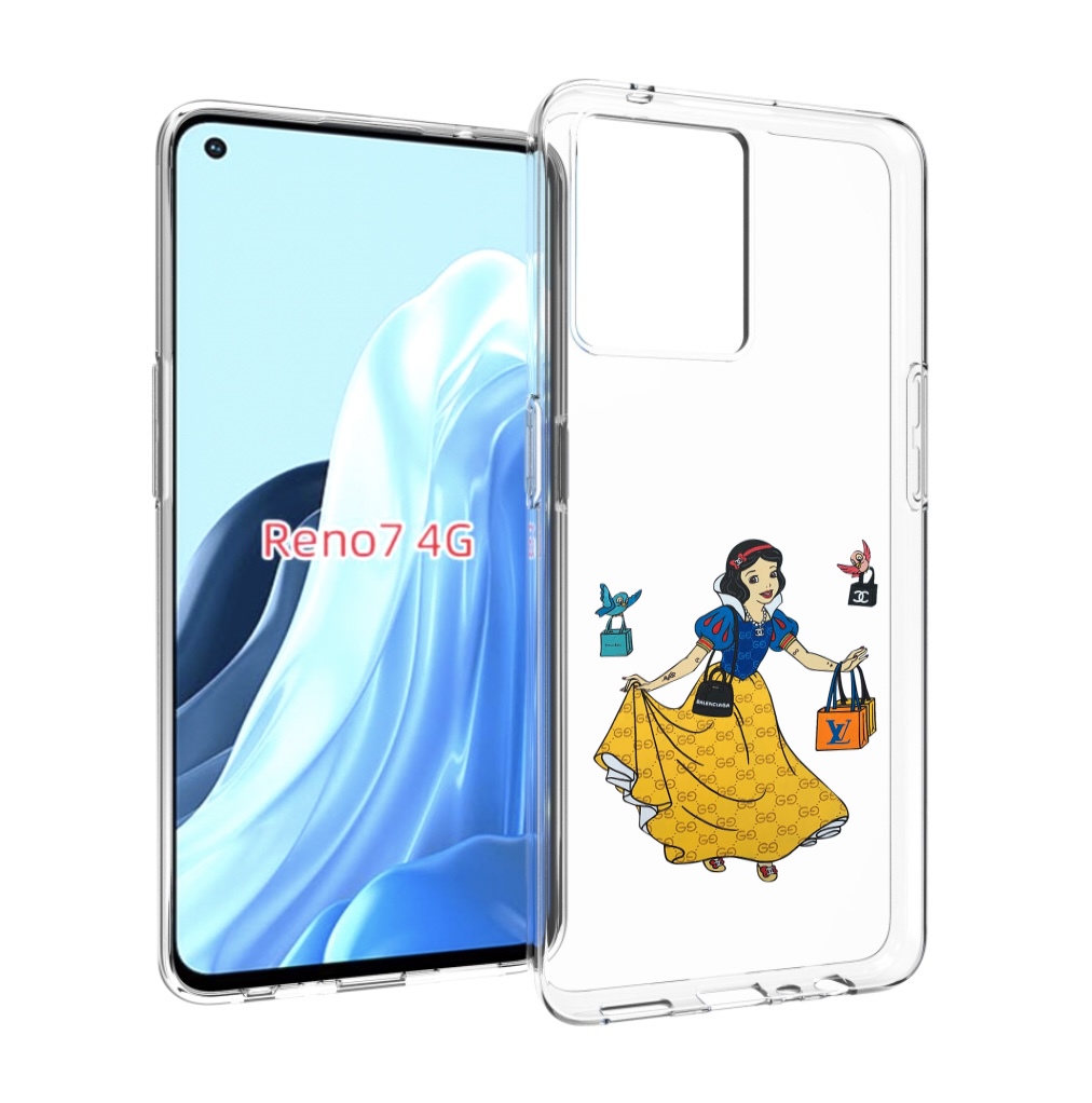

Чехол MyPads модная-принцесса женский для OPPO RENO 7 4G, Прозрачный, Tocco