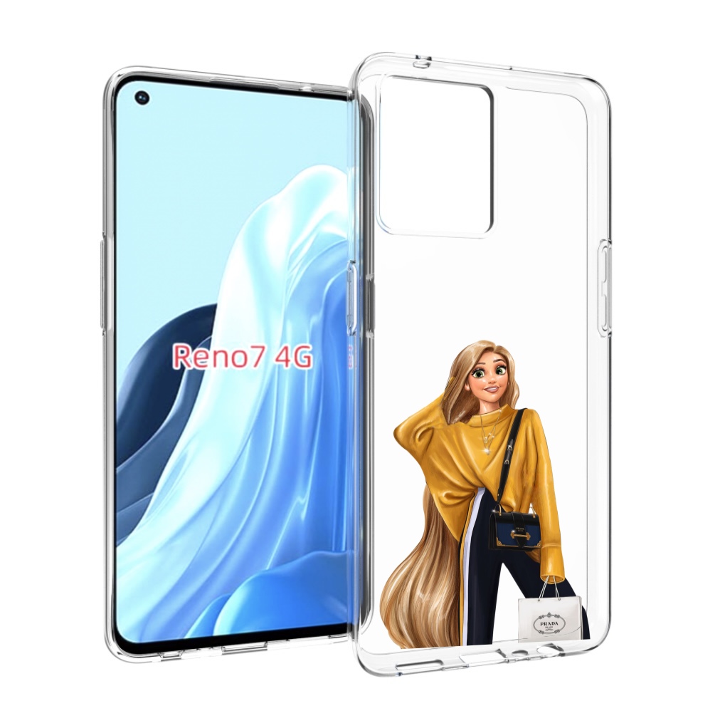 

Чехол MyPads модная-рапунсель женский для OPPO RENO 7 4G, Прозрачный, Tocco