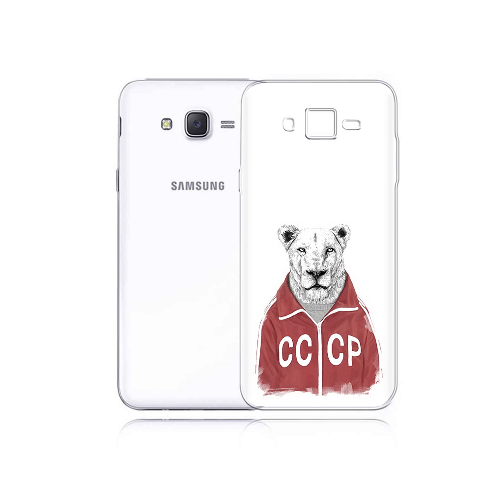 

Чехол MyPads Tocco для Samsung Galaxy J5 львица ссср (PT29188.586.450), Прозрачный, Tocco